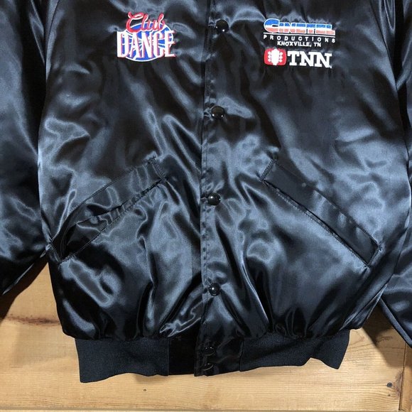 NEW Club Dance King Louie Union Tag Bomber Jacket Mens Size Medium TNN Snap Up - Picture 4 of 12